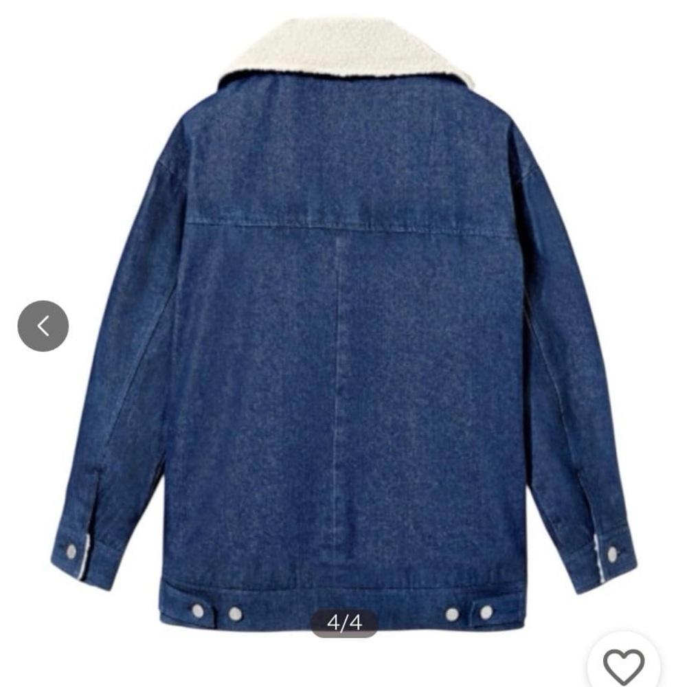 Japan Gal Denim Boa Rider’s Jacket - Picture 5 of 7